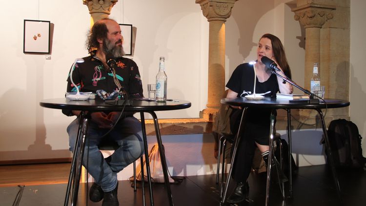 Tomer Gardi und Helene Hegemann © LCB Tomer Gardi und Helene Hegemann © LCB