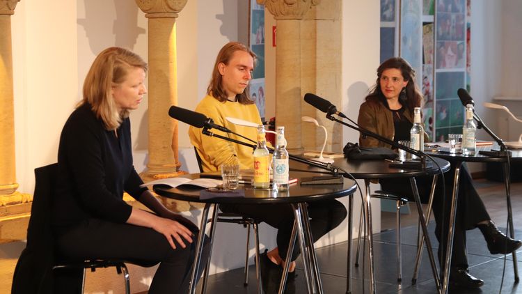 v.l.n.r.: Nadja Küchenmeister, Samuel Kramer und Daniela Danz © LCB v.l.n.r.: Nadja Küchenmeister, Samuel Kramer und Daniela Danz © LCB