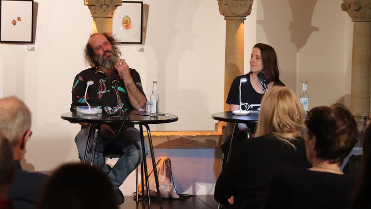 Tomer Gardi und Helene Hegemann © LCB Tomer Gardi und Helene Hegemann © LCB