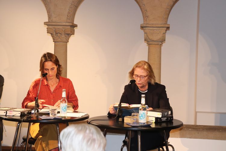 Katharina Teutsch (l.) und Walburga Hülk, 22.10.2019 © LCB