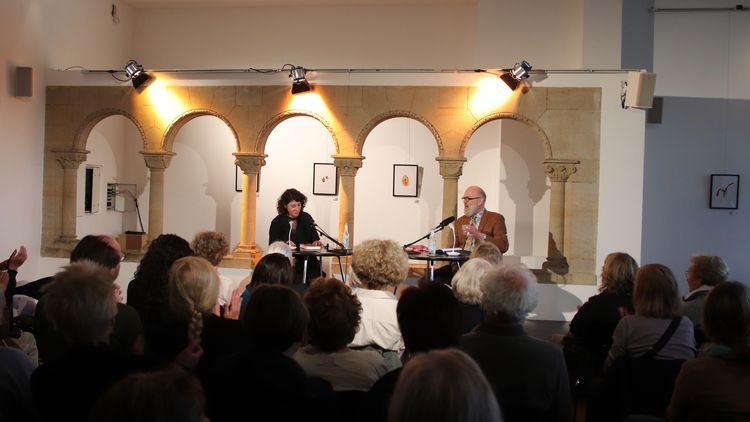 Lena Gorelik und Thomas Böhm © LCB Lena Gorelik und Thomas Böhm © LCB