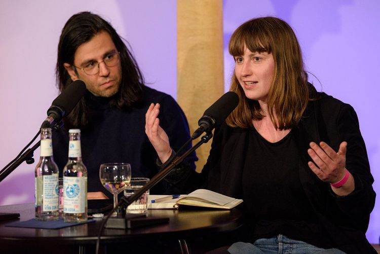 Deniz Utlu und Paula Fürstenberg © LCB Deniz Utlu und Paula Fürstenberg © LCB
