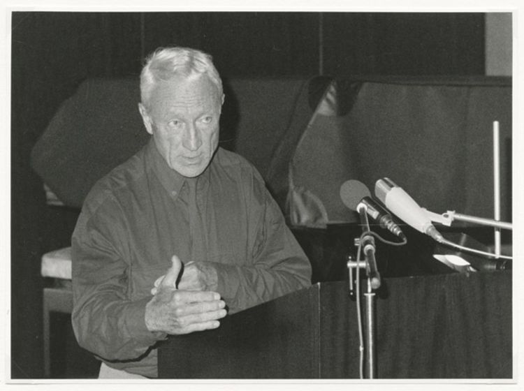 Joachim Seyppel in Marbach, 07.09.1988 © Deutsches Literaturarchiv Marbach