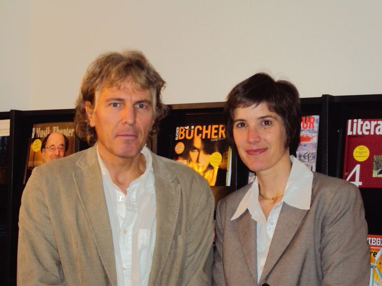 Rolf Lappert und Sandra Leis © LiteraturBasel