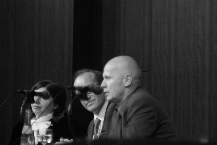 Sibylle Lewitscharoff, Jan Bürger und Georg Klein in Marbach, 19.11.2005 © DLA Marbach