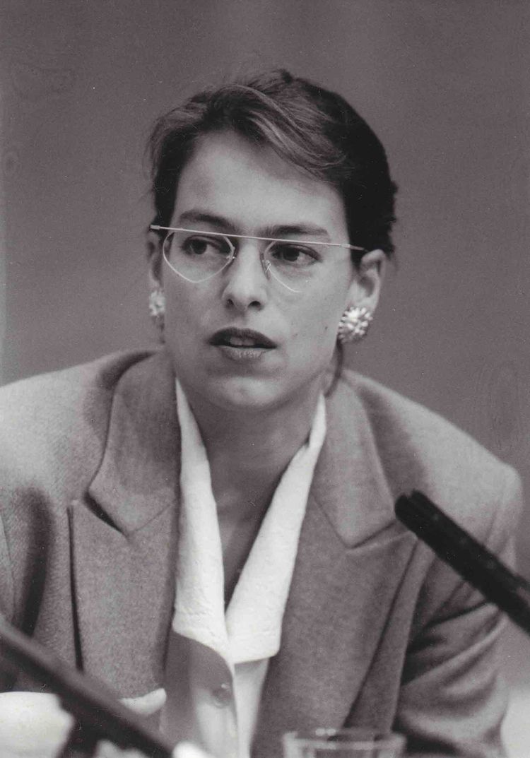Julia Schröder im Studi LCB_Feb. 1995 © Renate von Mangoldt