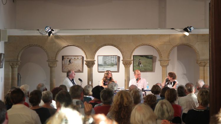 Joachim Kalka, Maike Albath, Karl-Heinz Ott und Anna-Katharina Hahn &copy; LCB
