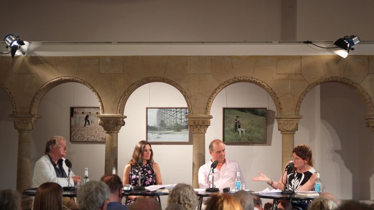 Joachim Kalka, Maike Albath, Karl-Heinz Ott und Anna-Katharina Hahn &copy; LCB